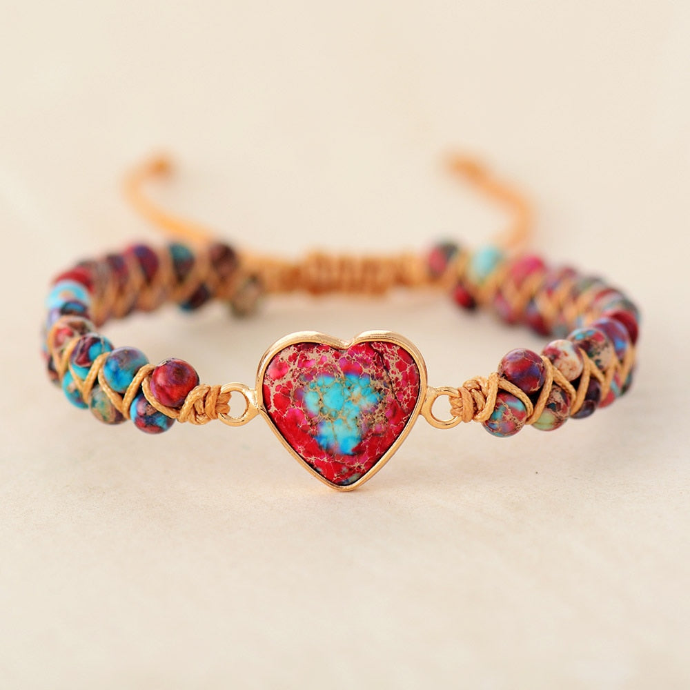 Passionate Heart Jaspis-Armband