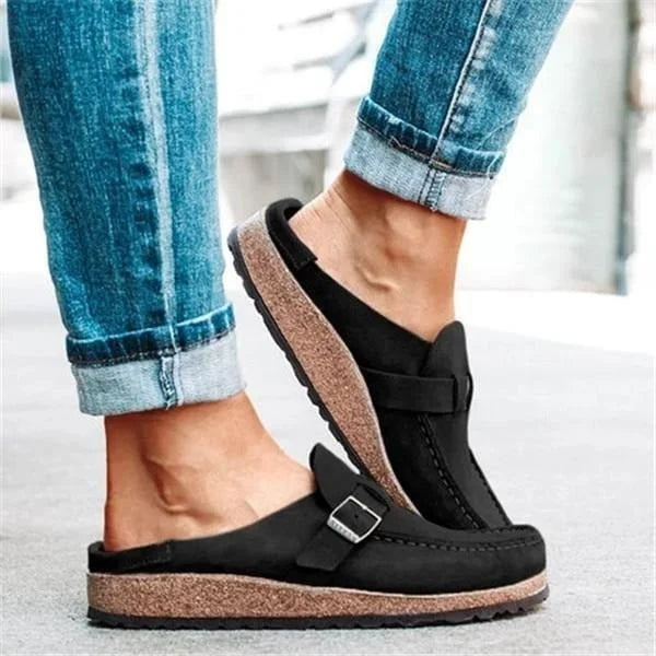 Lässige Slip-On-Sandalen und Home-Office-Schuhe für Damen