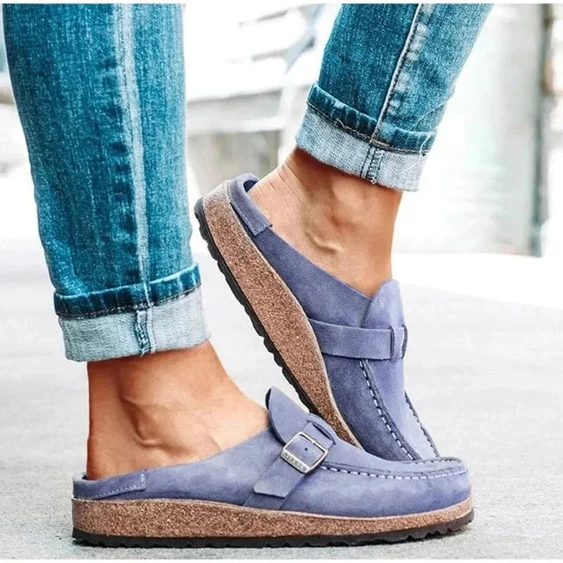 Lässige Slip-On-Sandalen und Home-Office-Schuhe für Damen
